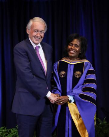 Ed Markey and Lynn Perry Wooten