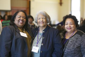 Enna Jimenez '91, '06E, HT, Betty, and Nadine Cruz '77