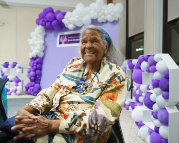 Betty Rawlins Betty at the 2023 Black Alumnae/i Symposium