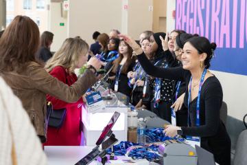 Attendees arrive at SLC25, Jill Person Photography.