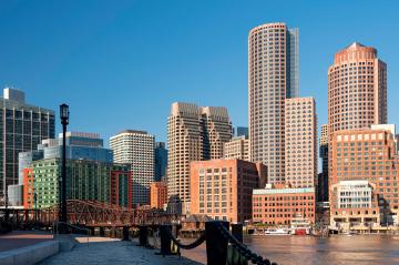 Boston Financial District skyline
