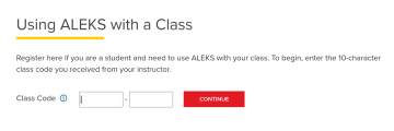 ALEKS math placement step 1