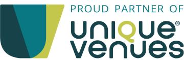 Unique Venues Logo - "Proud partner of Unique Venues"