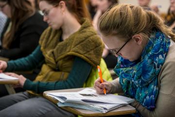 Students in class