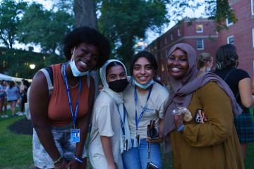 Group photo of students at the 2021 Candle Lighting Ceremony