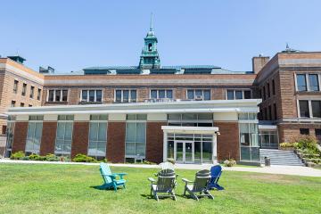 Main Campus Quad on a sunny day