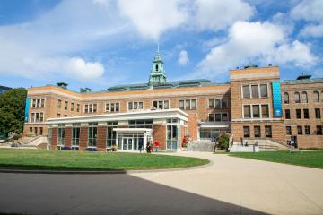 The Main College Building on the Simmons University campus