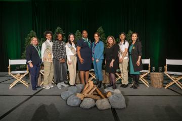 President Wooten and other women leaders. Photo credit: Melissa Ostrow