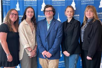 Emma Soule '26, Anna Gagliastro '26, Eli Ratner, Abby Ferrone '25, Ally Hyde '27