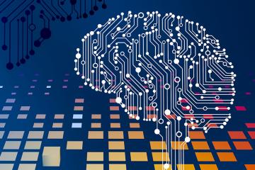 Image of circuits that resemble a brain