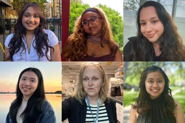 The six students in the 2025-26 Passionate Leaders cohort