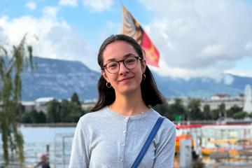 Sonia Vader enjoying a day near the water