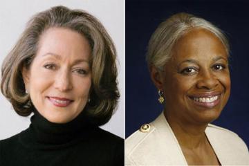 Susan Goldberg and Ann Fudge ’73, ’98HD