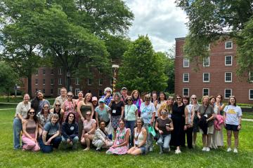 A group photo of many of the attendees from Reunion Weekend 2026