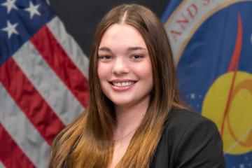 Tessa Volpe's official NASA headshot