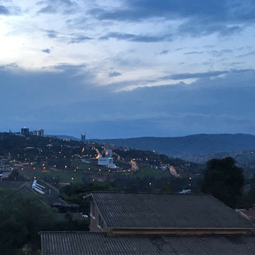 The view from a hospital in Rwanda, courtesy of Marilyn Riley