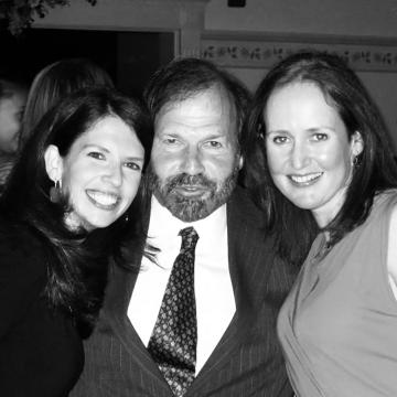 Family photo of Jessica London-Rand '04MSW, Professor Stephen London, and Andrea London.