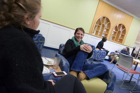 Students sitting together