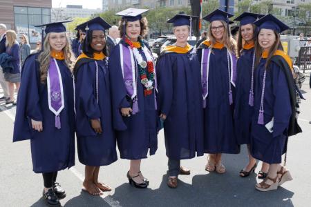 Group of Graduate Students at the 2022 Commencement