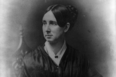Dorothea Lynde Dix circa mid-19th century, photograph courtesy of Library of Congress and Wikimedia Commons.