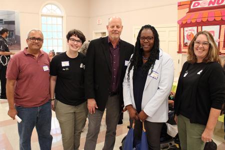 Advocates president and CEO Regina Marshall (2nd from right) pictured with Advocates employees at Advocates’ annual Deaf Awareness Day event in 2025.