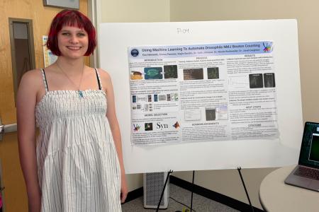 Biology and Computer Science student, Ena Edmonds '28