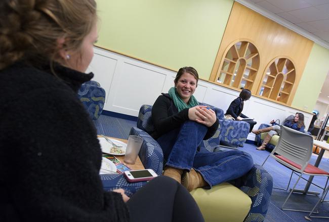 Students sitting together