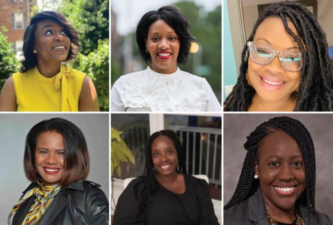 Kenyora Parham, Richelle Smith, Keeva Hayes, Kim Thipe, Cynthia Kangeyo, Kayla Canty