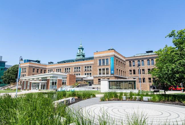 Academic Campus under a blue sky