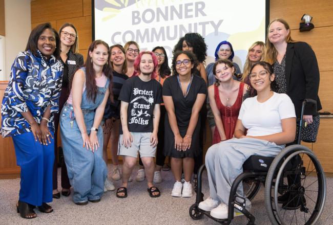 Bonner Community Leaders with Staff and President Wooten
