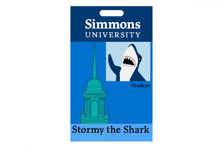 A sample student ID for Stormy the Shark