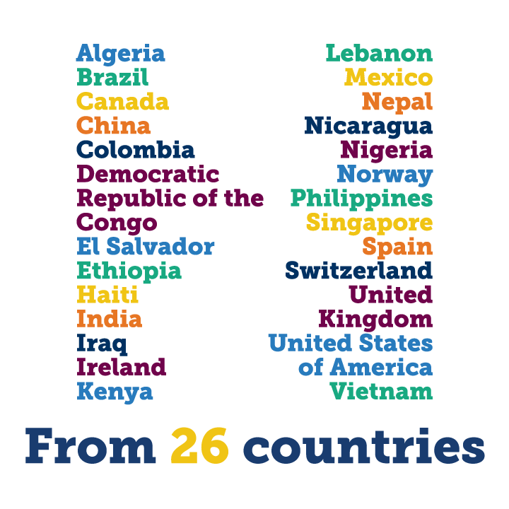 Members of the Class of 2024 come from 26 countries