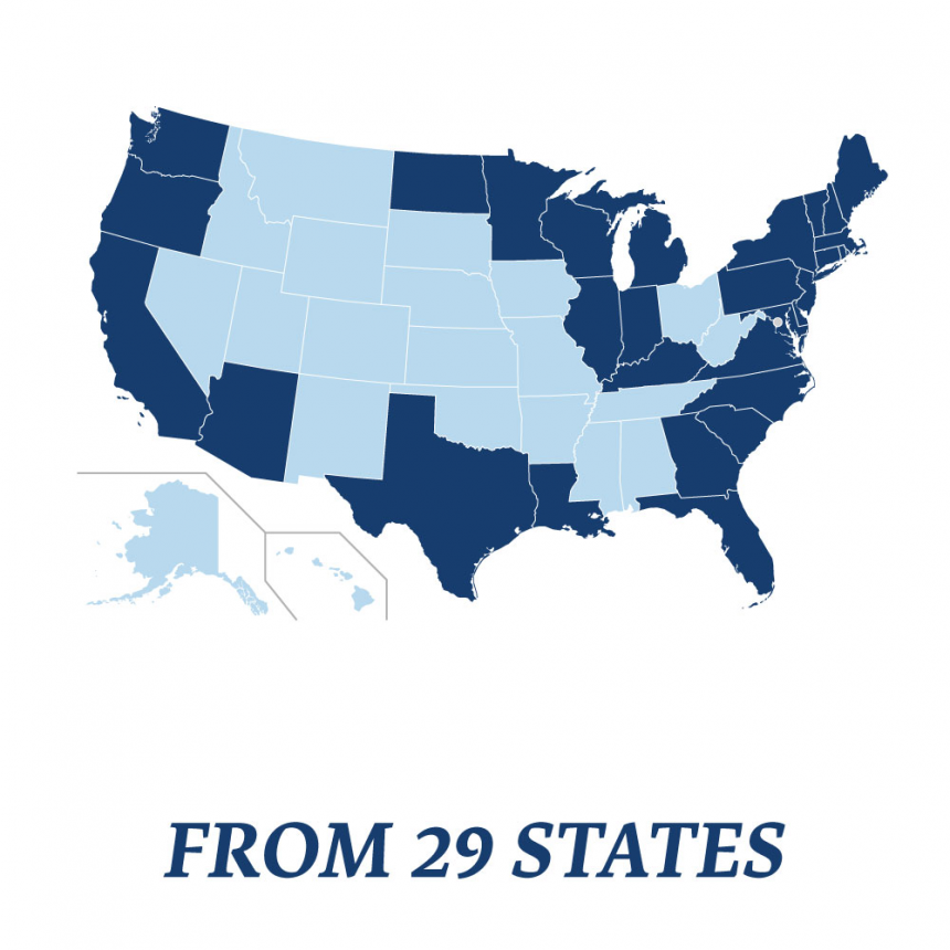 By The Numbers Meet The Class Of 2026 Simmons University News Class Of 2026 Graphics From 30 States And Territories 