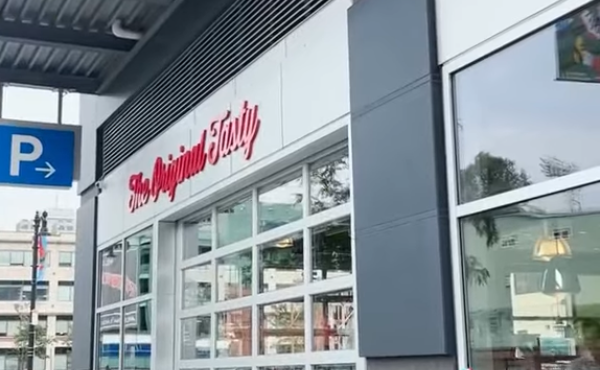 The front of Tasty Burger in Boston