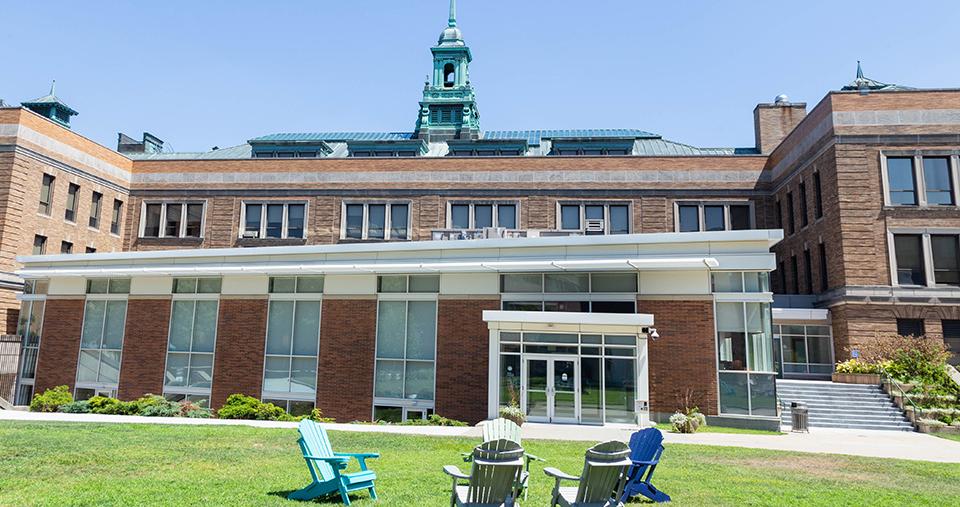 Main Campus Quad on a sunny day