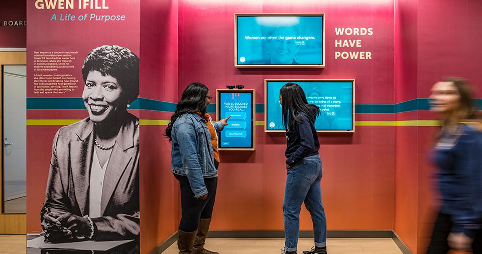 Students in the Gwen Ifill School