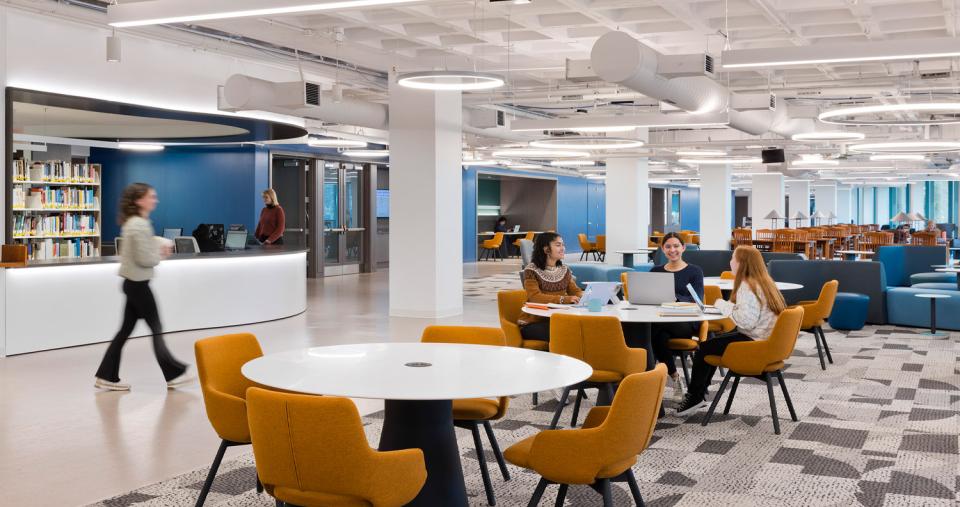 Students in Library