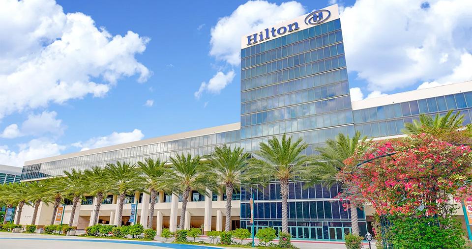 Anaheim California Hilton, home of this year's SAA Alumni Reception