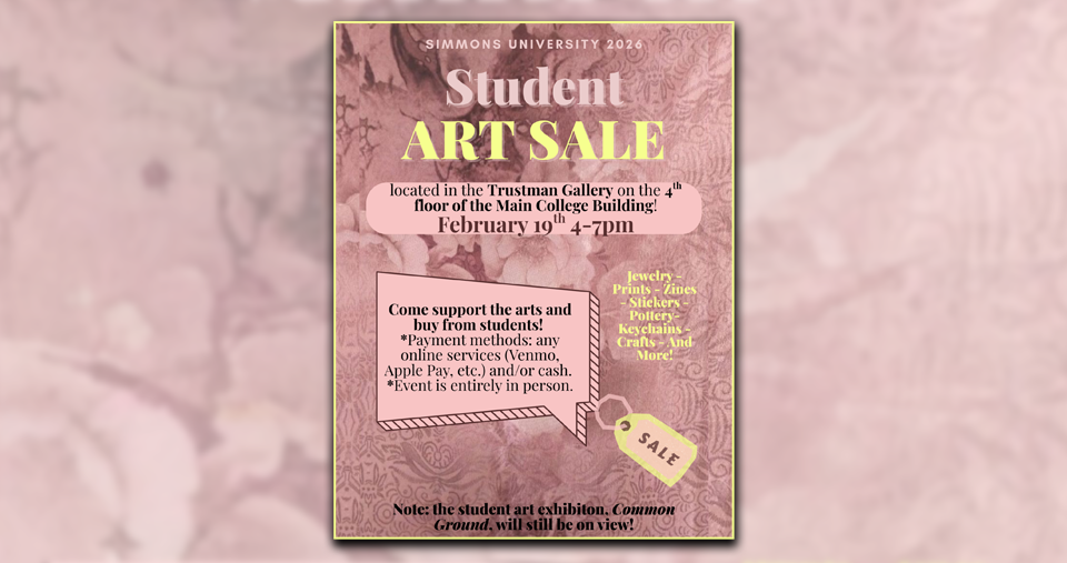 Student Art Sale poster