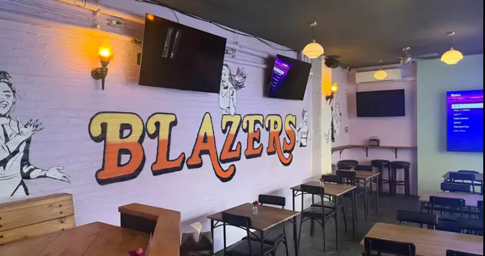 Interior of Blazers Sports Bar in NYC