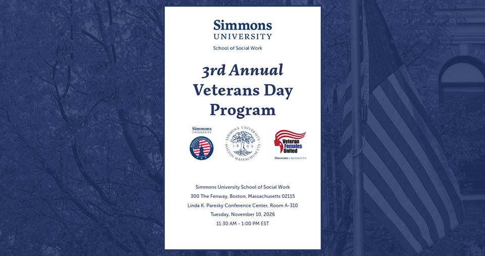Flyer for 3rd Annual Veterans Day Program