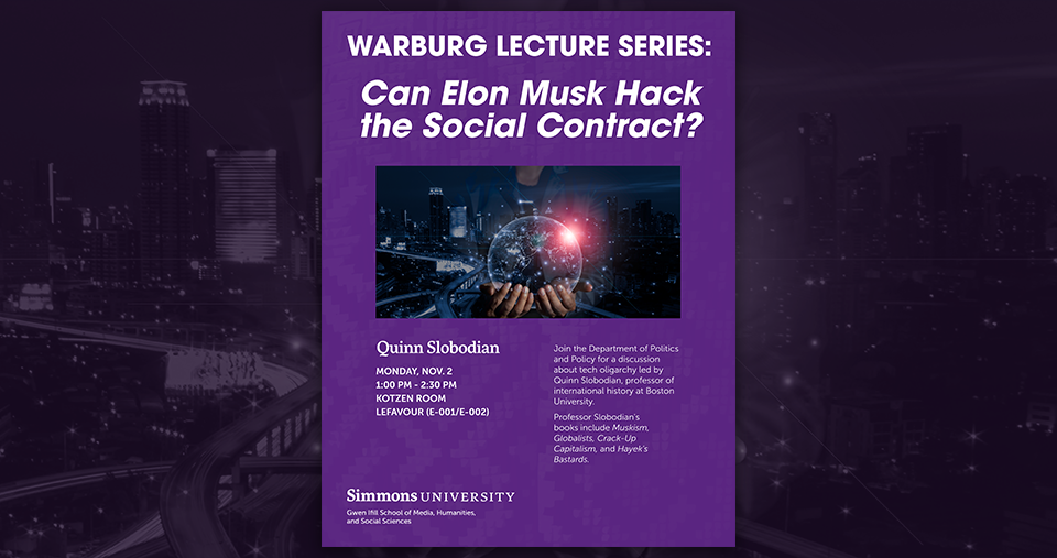 Warburg Lecture Series: Can Elon Musk Hack the Social Contract?