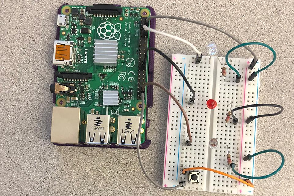 Raspberry Pi microcomputer