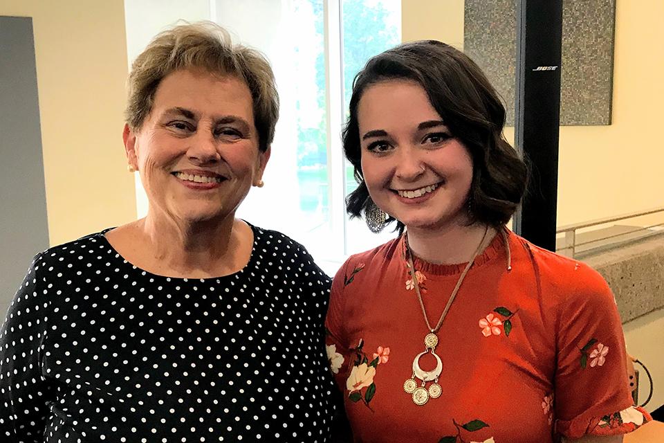 Helen Drinan and Delaney Gagnon
