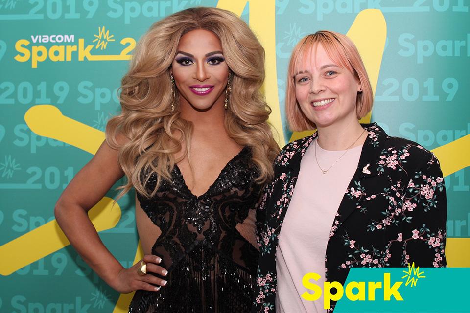 Amy Eicher with Shangela