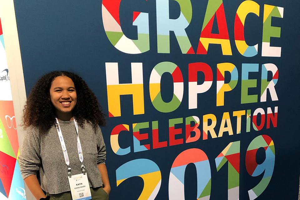 Kaya Chou Kudu at the 2019 Grace Hopper Celebration 