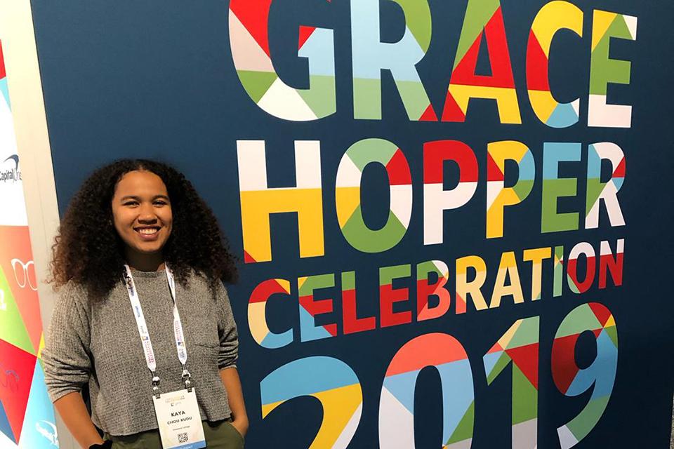 Kaya Chou Kudu at the 2019 Grace Hopper Celebration