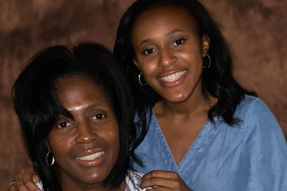 Lynn Perry Wooten and her daughter, Jada