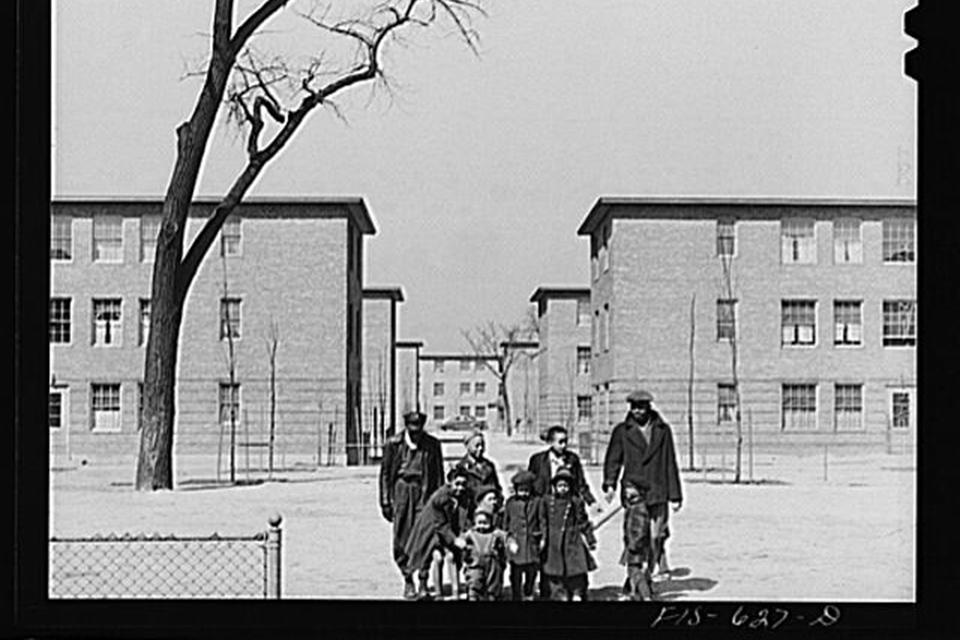 Chicago, Illinois. Ida B. Wells Housing Project. 1942