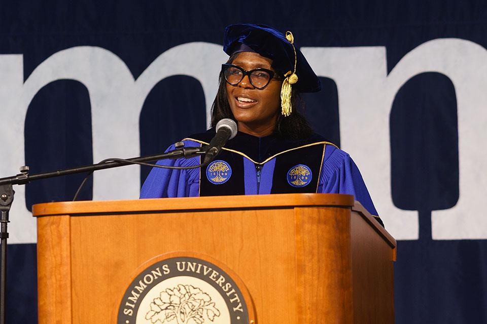 President Wooten at Convocation